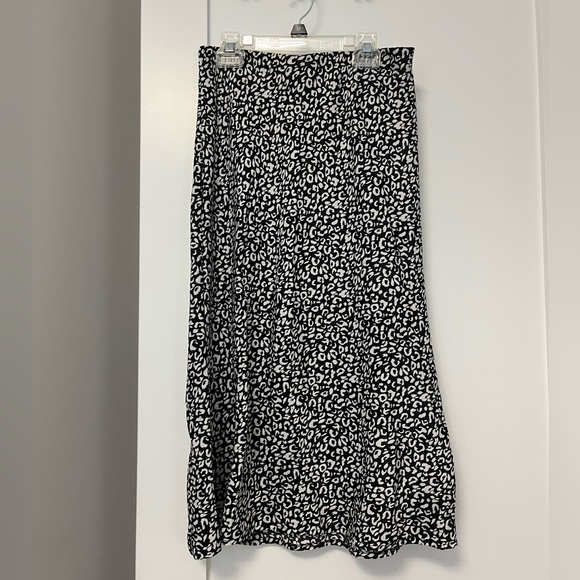 Satin Midi Long Skirt - Picture 1 of 3